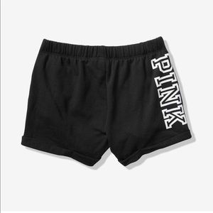 pink boyfriend shorts